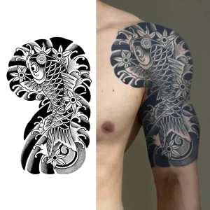 Temporary Tattoo Semi Permanent Tattoo Waterproof Sweatproof Last for 2 Week Realistic Herbal Anti friction Tattoo for Arm Body