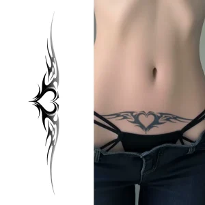 Temporary Tattoo Semi Permanent Tattoo Waterproof Sweatproof Last for 2 Week Realistic Herbal Tattoo for Arm Body