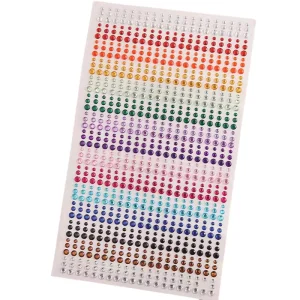 Temporary Tattoo Sticker Music Festival Face Jewels Stone Rhinestone Makeup Beauty Accessories for Party
