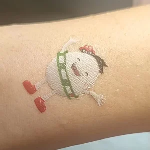 Temporary Tattoo Stickers Waterproof Body Tattoos Stickers Cute Tattoos Stickers for Music Festival Beach Party