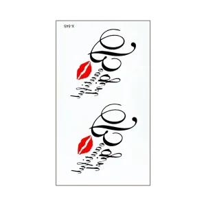 Temporary Tiny Tattoo Stickers for Women Men Kids Flower Word Small Patterns Tattoo Sticker Waterproof Tattoo Sticker
