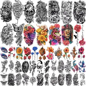The Fashion High Quality CMYK Waterproof Temporary Fake Adults Sexy Body Tattoo