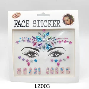 The Mermaid Rhinestone Gem Facial Stickers Custom Bindhi Eyes Face Jewels