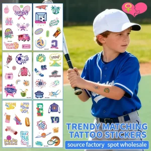The New Fashionable and Trendy Children’s Tattoo Stickers Are Waterproof and Harmless and Can Be Applied on the Face or Arms