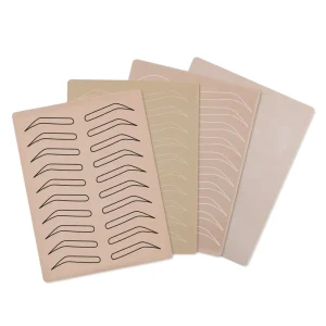 Thick Silicone Double-Sided Eyebrow Tattoo Practice Skin Sheet Inkless Microblading Tool