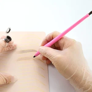 Thick Silicone Eyebrows Practice Skin for Microblading Tattoo PMU Training Accessory for Permanent Makeup Brows
