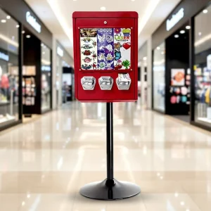 Three-Slot Card & Tattoo Sticker Vending Machine Commercial Use Anime Coin Operated CE EU Approved