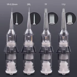 Thunderlord Power Universal Tattoo Permanent Cartridge Needle With Membrane Permanent Makeup Needles for All Tattoo Machine