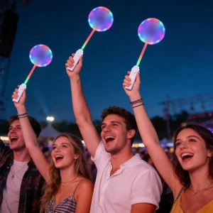 TikTok Viral Custom LED Glow Sign Personalize Your Logo For Concerts Parties & Raves RGB Multi Color Light Up Paddle