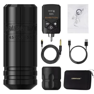 Torped 36 Brushless Motor 4.5 5.0 5.5mm Stroke Professional Rotary Tattoo Pen Machine with 2400mAh Kuark Tattoo Battery