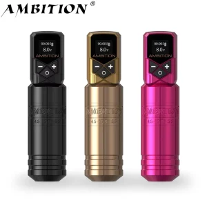 Torped 36 Brushless Motor 4.5-5.0-5.5mm Stroke Professional Rotary Tattoo Pen Machine with Kuark Tattoo Power for Body