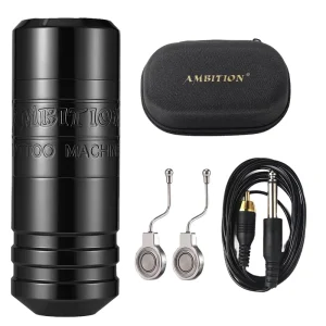 Torped Brushless 2.5 5.5mm Rotary Tattoo Pen Machine Electric Power Supply Kit 2pcs Disposable Needles 2 Year Warranty