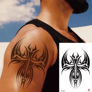 Totem Symbols Indian White Paper Forearm Stickers Assembly Sets Half Arm Waterproof Customizable Geometry Temporary