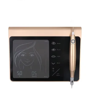 Touch Control Permanent Makeup Machine Low Vibration PMU Tattoo Pen Eyebrow Lip Eyeliner Microblading Machine