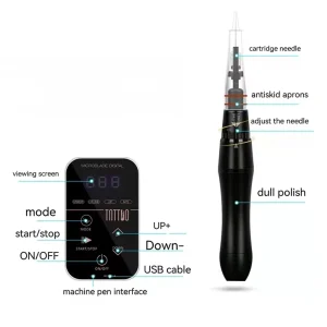 Touch Screen Digital Rechargeable Permanent Makeup Machine for Eyebrow Hairstrokes Lip Tattooing