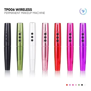 Tp006 Microblading Wireless Eyebrow Tattoo Pen Machine Battery Wireless Rotary Tattoo Pen Coreless Pen Machine