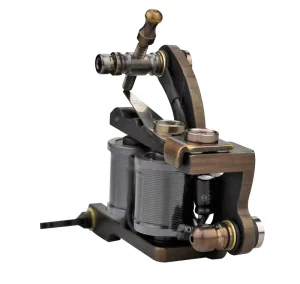Traditional Professional Secant Line Fog Coil Tattoo Machine with Long Needle Using Copper Wire Ring