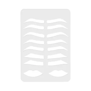 Training Tool for Permanent Makeup Acrylic Practice Eyebrow Lip Mold Plate Thrush Template Accessory for Training