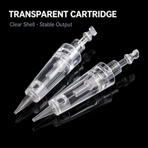 Transparent Disposable Sterilized PMU Cartridge Needles RL F for Eyebrow Lip Permanent Makeup