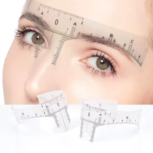 Transparent Standard Location Brow Style Design Ruler Tattoo Auxiliary Eyebrow Shaping Permanent Makeup Accessories