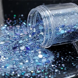 Trending High Gloss Chunky Mixed Glitter Hexagon Sequins For Epoxy Resin Tumblers Hair Slime Painting Art