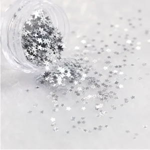 Trending PET Nail Art Sequins Heart Round Dot Glitter Flakes Multi Color DIY Christmas Manicure Accessories