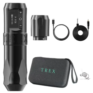 Trex 1800mAh Motor 4.0mm Stroke Wireless Rotary Tattoo Pen Machine for Body Art