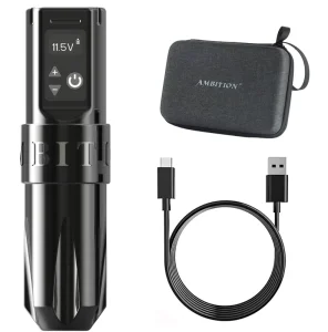 Trex 2400mAh Strong Coreless Motor Digital Display Wireless Rotary Tattoo Pen Machine for Artists Body Art