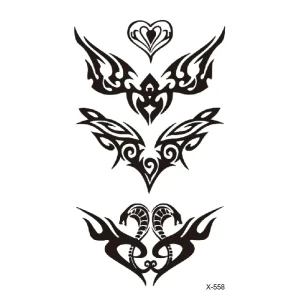 Tribal Temporary Tattoo Skin Ink Tattoo Waterproof for Adult