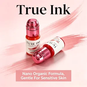 True Ink PMU Organic Vegan Non Toxic Tattoo Ink for Permanent Makeup & Microblading Lip Pigment OEM Available