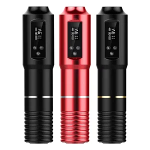 Tuffking All In One Professional Tattoo Tools Equipment Wireless Tattoo Machine Digital Screen Display Electric Gun Permanent