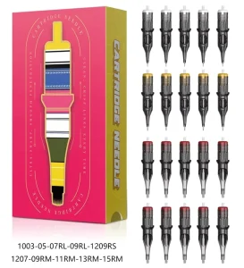 U REX 20pcs box 3RL 5RL 7RL 9RL 9RS 7RM 9RM 11RM 13RM 15RM Mixed Szie Professional Disposable Tattoo Cartridges Needles