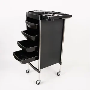 U-T15D Rolling Hair Stylist Equipment Storage Cart Salon Beauty Trolley Cart with 4 Drawers