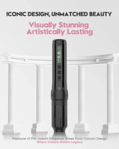 U1 Pro Wireless PMU Machine Pen Ergonomic Lightweight Tattoo Microblading Device Adjustable Stroke HD Display