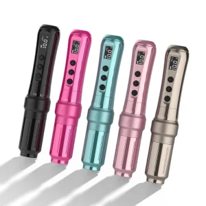 U1 Wireless Permanent Makeup Machine Adjustable Stroke Rotary Tattoo Pen for Eyebrows Lips Scalp