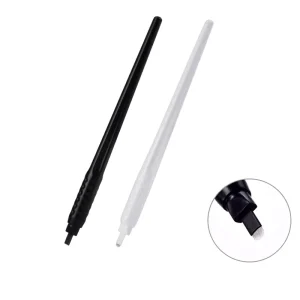U18 Manual Disposable Microblading Pen 0.18mm Pre Sterilized Safety Eyebrow Microblading Tool with Blades