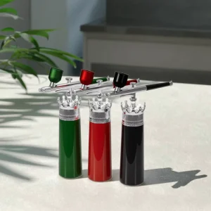 USB Charging Airbrush Dual Action Airbrush with Compressor Spray Gun Cake Paint Makeup Tattoos Kit Nails for Barbers Home Use