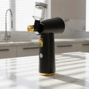 USB Rechargeable 3 Speed Settings Copper Nano Sprayer for Beauty Nail Art & Cake Decorating Wireless Barber Airbrush Kit