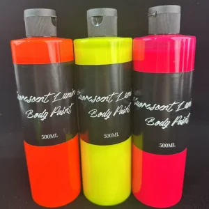 UV Light Glow in the Dark Neon Party Face Painting Body Paint Fluorescent Luminous Makeup Water Based Neon Color for Kids