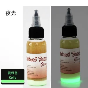 UV Neon Airbrush Tattoo Ink Glowing in the Dark for Makeup and Body Art