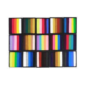 UV Neon Rainbow Natural Plant Mineral Face Body Paint Glowing Dark Safety Certified Children Qatar Football Fans’