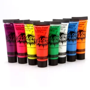 UV Paint Glow Paint Body Art Pigment 10ml Tubes Party Makeup Tool