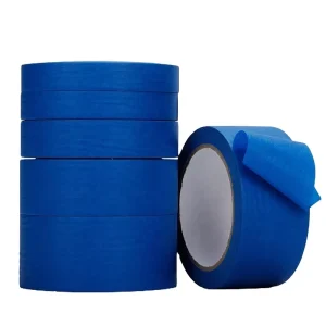 UV Resistant Blue Crepe Masking Tape, Removable No Residue for Automotive Painting & Car Spraying