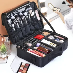 Ultra Large Capacity Multilayer Handheld Portable Durable Makeup Tattoo Toolbox for Women