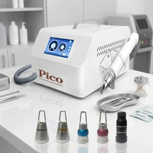 Ultra Short Pulse Pico Device for Efficient Melanin Fragmentation and Clearing