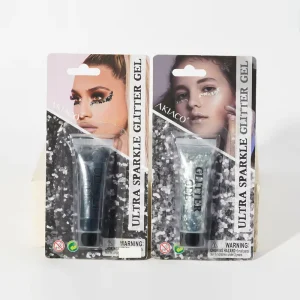 Ultra Sparkle Glitter Gel for Face Body Hair Halloween