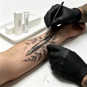 Universal Fashion Tattoo Balm matching various tattoo themes, maintains uniform bright pigment effect long term