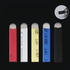 Universal Microblading Needles Manual 18U Tattoo Blade Eyebrow Tattoo Needles