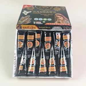 Used for Temporary Tattoo Template Paste Mehndi Packaging Natural Black Henna Cones Body Painting Henna Cream