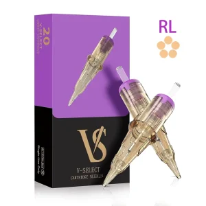 V Select RL CE Precise Positioning System Hair Stroke Scalp Permanent Makeup Cartridge Tattoo Needle Cartridges for Body Art